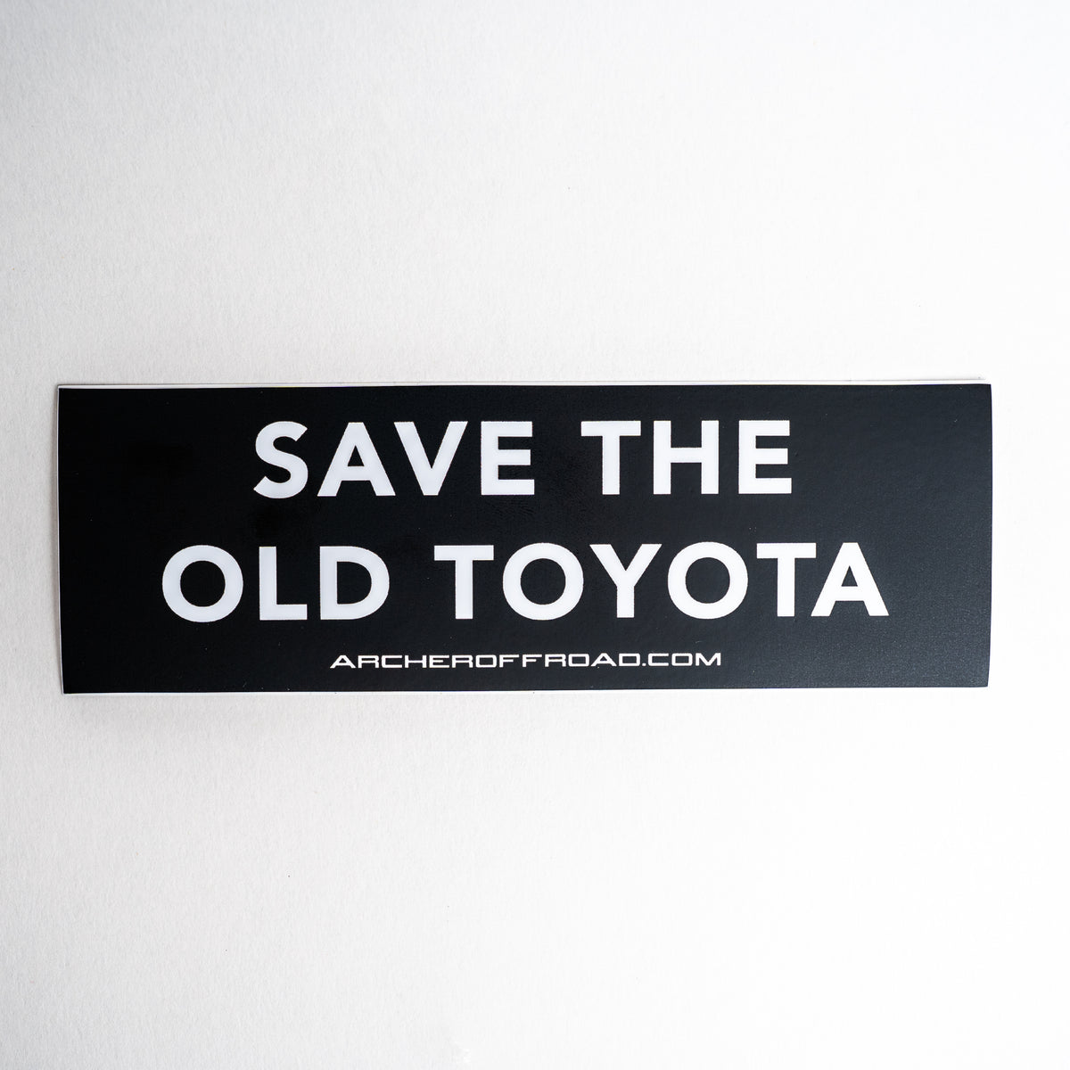 Save The Old Toyota Sticker