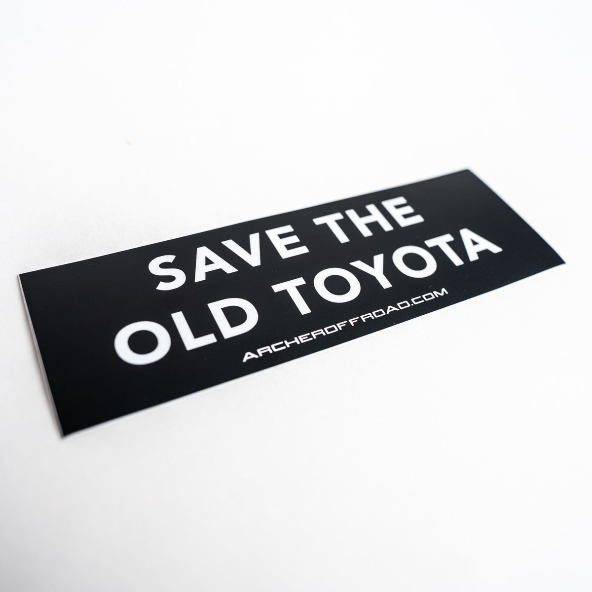 Save The Old Toyota Sticker